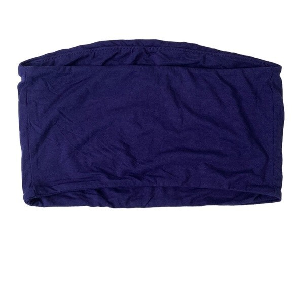 Free People New! Intimately Blue Tube Top Size M Soft Stretchy Beach Layering - Picture 2 of 8